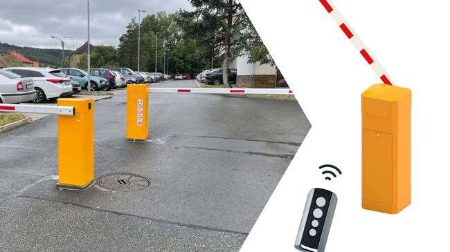 Závora na dálkové ovládání: tichý strážce parkoviště