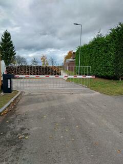 Automatická parkovací závora RB 53 s ramenem s dvojitými skládacími záclonkami - #1