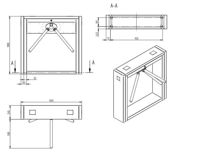 Tripod turniket TRISTAR 103 - #8