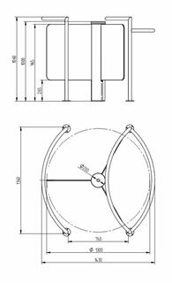 Rotační turniket SGR - 120 - #8