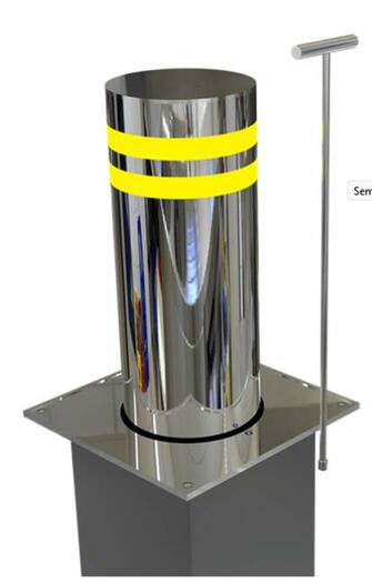 Semi-automatic bollard DSB