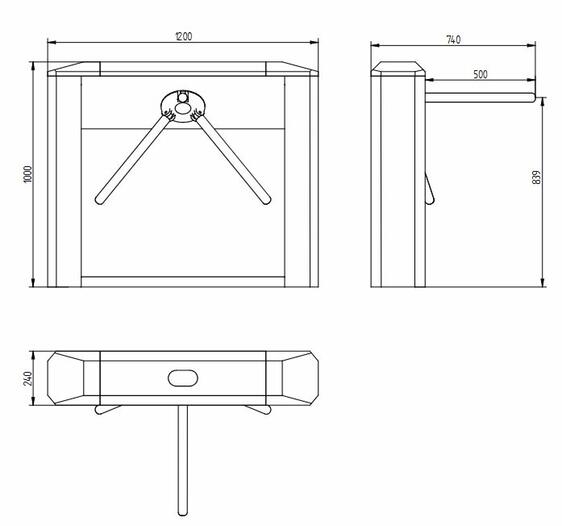 Tripod turniket TRISTAR 111 - #8