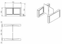 Speedgate turniket DMS128XL - #8