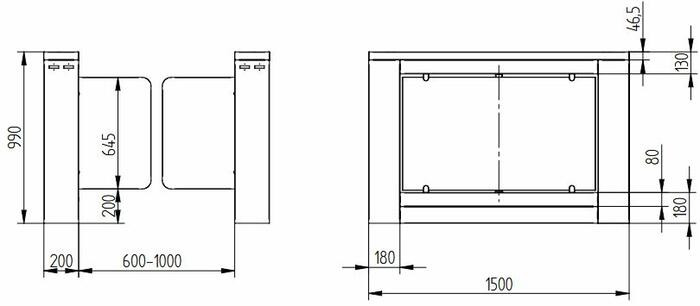 Speedgate turniket DME120 - #6
