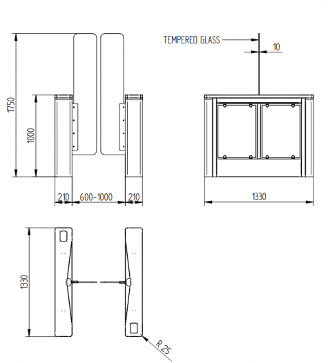 Speedgate turniket DMS128 - #8