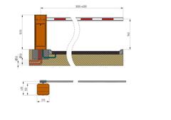 Automatická parkovací závora DT BL - #8