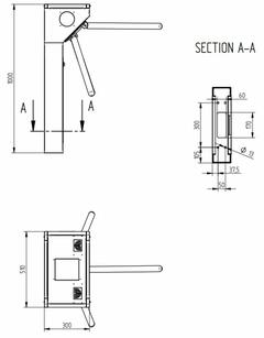 Tripod turniket ASTER 101 - #8