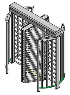 Plnorozměrný vstupní turniket DFT120-2