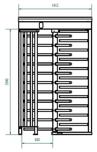 Plnorozměrný turniket T 2500D - #6