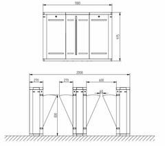 Vstupní turniket Speedgate DSF640 - #8