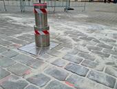 Teleskopický výsuvný sloup na Starém náměstí v Sokolově - #1