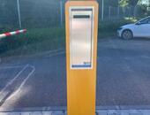 Barriers for the ticketless parking system at the entrance to the Dina-Hitex complex in Bučovice - #2