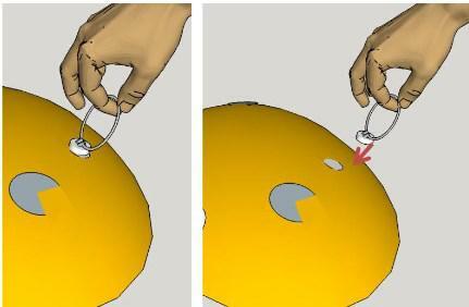 Pro aktivaci detektoru je použit magnet